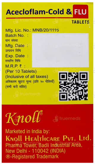 Acecloflam Cold & Flu Tablet 10